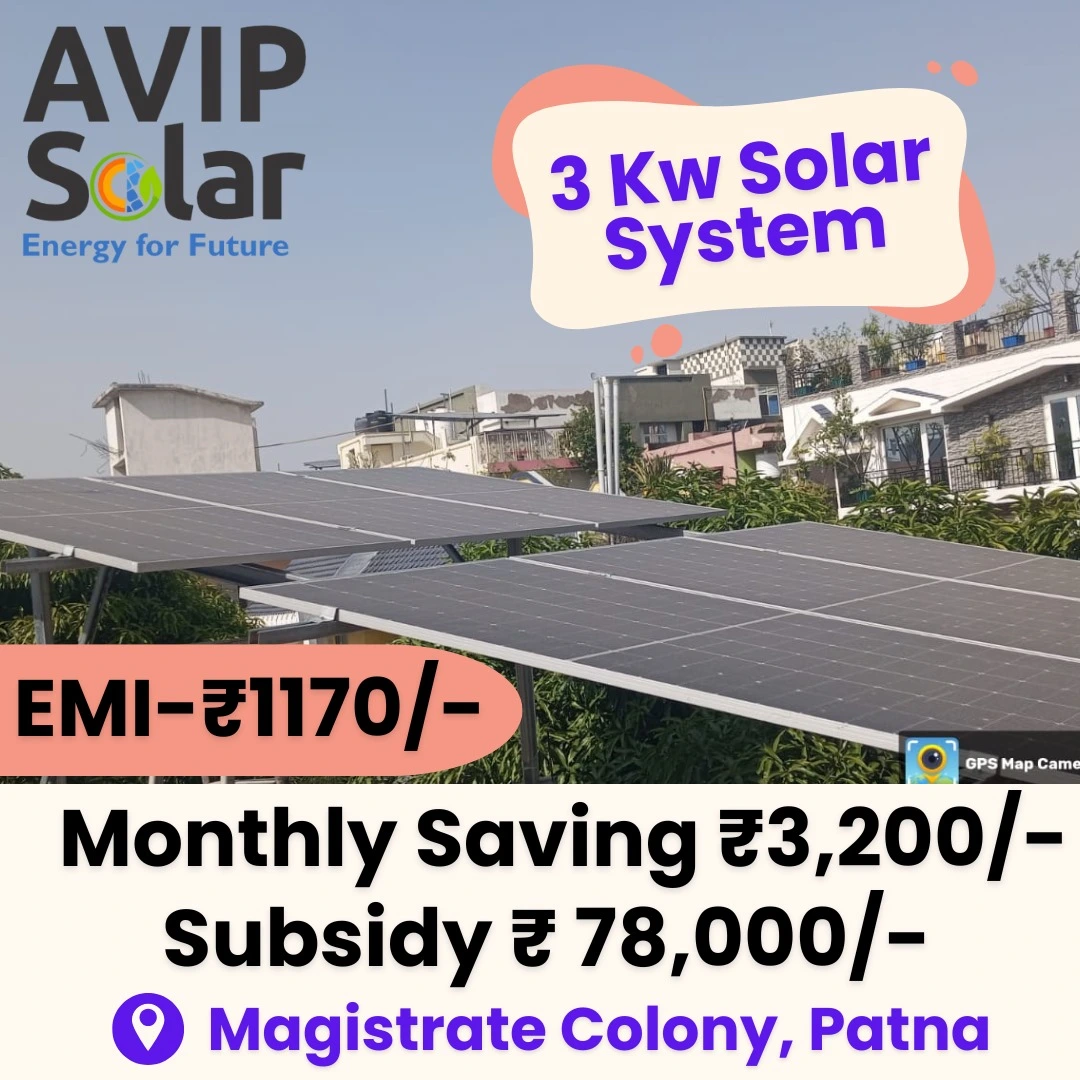 3kW Installation Magistrate Colony